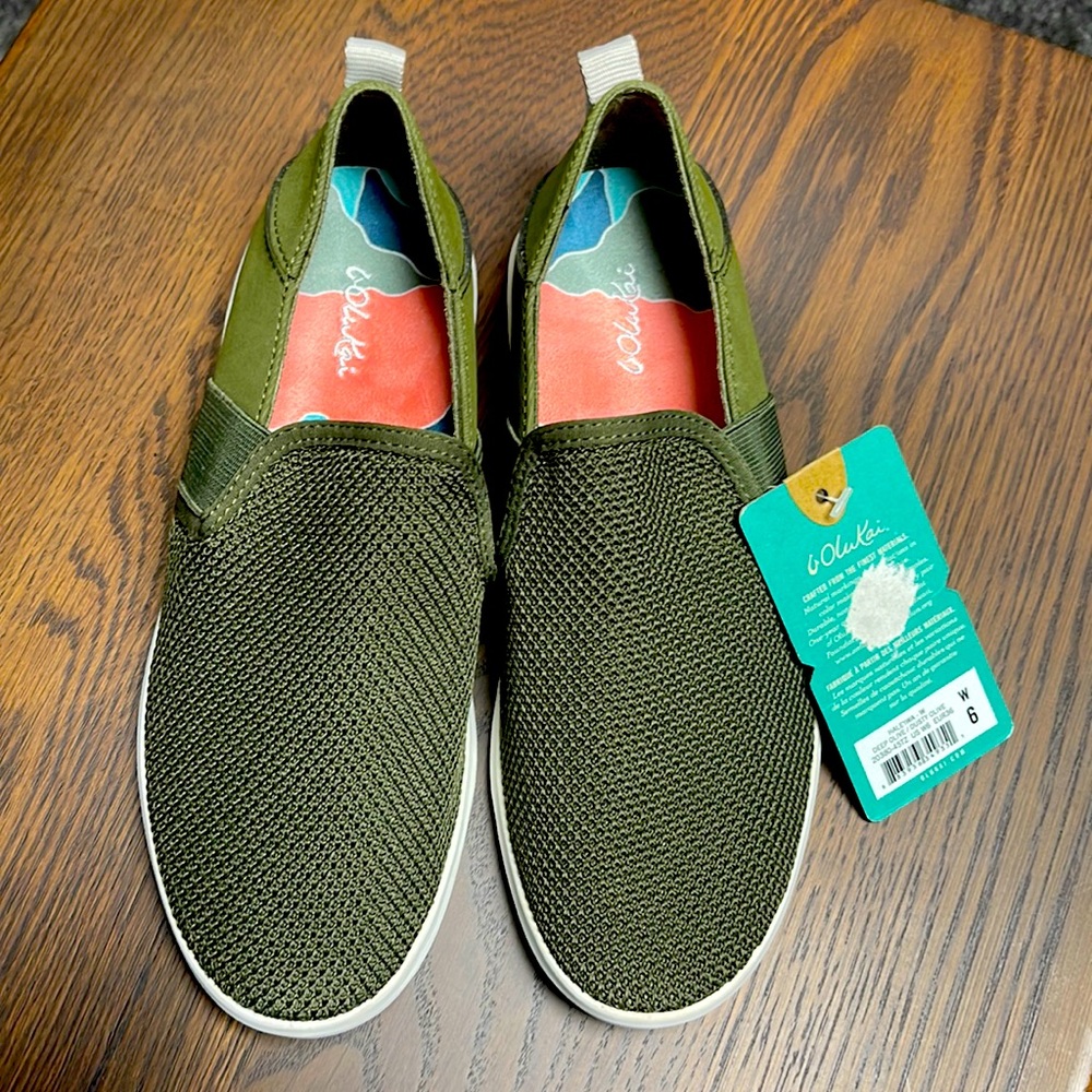 Olukai Haleiwa Deep Olive sz 6